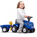FALK BABY JEŹDZIK TRAKTOREK NEW HOLLAND Z PRZYCZEPKĄ OD 12 M-CY 280C