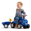 FALK BABY JEŹDZIK TRAKTOREK NEW HOLLAND Z PRZYCZEPKĄ OD 12 M-CY 280C