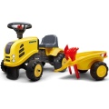 FALK BABY JEŹDZIK TRAKTOREK KOMATSU ŻÓŁTY Z PRZYCZEPKĄ OD 12 M-CY 286C