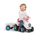 FALK BABY JEŹDZIK TRAKTOREK RAINBOW BIAŁY Z PRZYCZEPKĄ OD 12 M-CY 206B