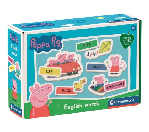 CLEMENTONI GRA EDUKACYJNA ANGIELSKI DLA NAJMŁODSZYCH ŚWINKA PEPPA 16738