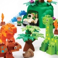 ECOIFFIER ABRICK KLOCKI ZESTAW KRAINA DINOZAURÓW 87EL. 2995