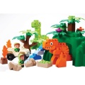 ECOIFFIER ABRICK KLOCKI ZESTAW KRAINA DINOZAURÓW 87EL. 2995