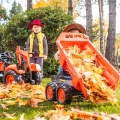 FALK TRAKTOR NA PEDAŁY Z PRZYCZEPĄ ŁYŻKĄ I ŁADOWARKĄ KUBOTA 3-7 LAT 2090W