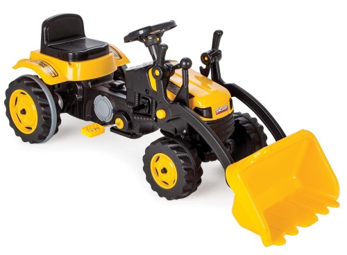 WOOPIE TRAKTOR NA PEDAŁY Z ŁYŻKĄ FARMER MAXTRAC ŻÓŁTY 28415