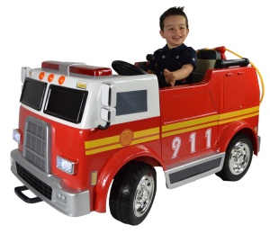 SAMOCHÓD WÓZ STRAŻACKI NA AKUMULATOR DLA DZIECI + PILOT