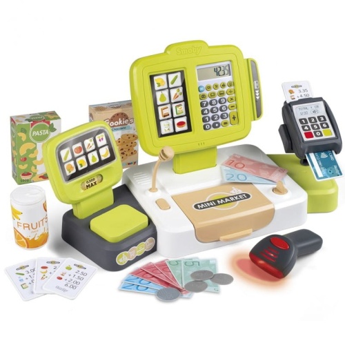 SMOBY ELEKTRONICZNA KASA SKLEPOWA ZE SKANEREM I WAGĄ 350114