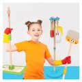 TOOKY TOY DREWNIANY ZESTAW DO SPRZĄTANIA DLA DZIECI 6EL. TF436