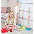 TOOKY TOY DREWNIANY ZESTAW DO SPRZĄTANIA DLA DZIECI 6EL. TF436