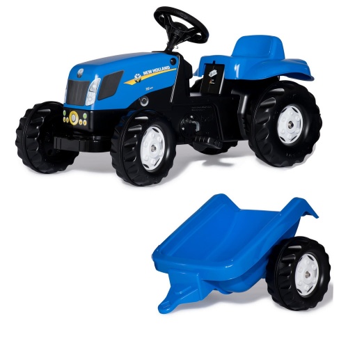 ROLLY TOYS TRAKTOR Z PRZYCZEPĄ ROLLYKID NEW HOLLAND 2-5 LAT 013074
