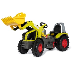 ROLLY TOYS TRAKTOR NA PEDAŁY Z ŁYŻKĄ X-TRAC CLAAS PREMIUM 651122