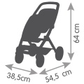 SMOBY WÓZEK DLA LALEK MAXI COSI QUINNY SPACERÓWKA DLA BLIŹNIĄT 253220