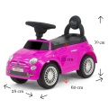 MILLY MALLY JEŹDZIK SAMOCHÓD FIAT 500 RÓŻOWY