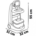SMOBY ELEKTRONICZNY WÓZEK MEDYCZNY Z AKCESORIAMI 340207