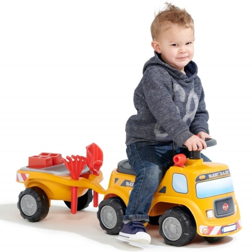 FALK BABY JEŹDZIK SAMOCHÓD CIĘŻAROWY Z PRZYCZEPKĄ OD 12 M-CY 706C