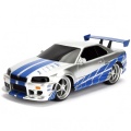 JADA SZYBCY I WŚCIEKLI SAMOCHÓD ZDALNIE STEROWANY BRIAN'S NISSAN SKYLINE GTR 1:16 3206007