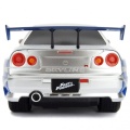 JADA SZYBCY I WŚCIEKLI SAMOCHÓD ZDALNIE STEROWANY BRIAN'S NISSAN SKYLINE GTR 1:16 3206007