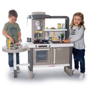 SMOBY KUCHNIA MINI TEFAL EVOLUTIVE Z FUNKCJĄ WODY I REGULACJĄ WYSOKOŚCI 312305