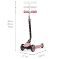 QPLAY HULAJNOGA JEŹDZIK Z PCHACZEM 3w1 SEMA PINK