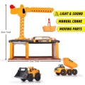DICKIE CONSTRUCTION STACJA BUDOWLANA VOLVO + 2 POJAZDY 3726009