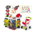 SMOBY ELEKTRONICZNY SUPERMARKET Z KASĄ WÓZKIEM I AKCESORIAMI 350234