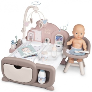 SMOBY ELEKTRONICZNY KĄCIK OPIEKUNKI Z LALKĄ 220375