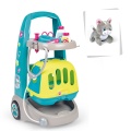 SMOBY WÓZEK WETERYNARZA + KONTENER + KOTEK 340402