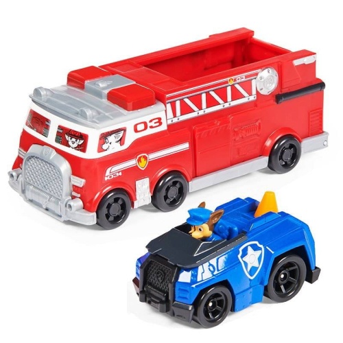 SPIN MASTER PSI PATROL ZESTAW ZESTAW DRUŻYNOWY WÓZ STRAŻACKI I POJAZD CHASE'A 6063231