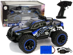 SAMOCHÓD TERENOWY OFF-ROAD RC 2.4 G AMORTYZATORY 1:12 NIEBIESKI