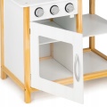 ECOTOYS DREWNIANA KUCHNIA DO ZABAWY Z AKCESORIAMI BIAŁA TK040A