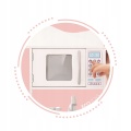 ECOTOYS DREWNIANA KUCHNIA DO ZABAWY Z AKCESORIAMI BIAŁA TK040A