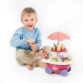 WÓZEK FOOD TRUCK LODZIARNIA CUKIERNIA STOISKO Z LODAMI I SŁODYCZAMI ŚWIATŁO DŹWIĘK 36EL. 29993