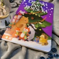 ZIELONA SOWA KSIĄŻKA DLA DZIECI CHOINKA PANA BORSUKA / ŚLADY NA ŚNIEGU