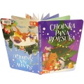 ZIELONA SOWA KSIĄŻKA DLA DZIECI CHOINKA PANA BORSUKA / ŚLADY NA ŚNIEGU