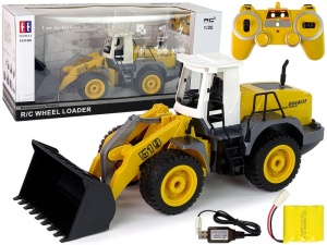 KOPARKA ŁADOWARKA ZDALNIE STEROWANA R/C 1:20 UNOSZONE RAMIĘ