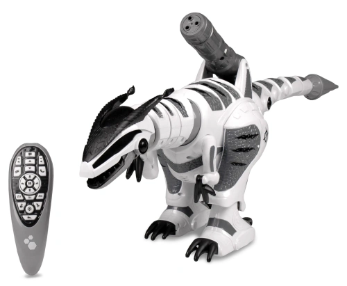 ZDALNIE STEROWANY ROBOT DINOZAUR WYDAJE DŹWIĘKI PORUSZA SIĘ STRZELA