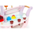 ECOTOYS DREWNIANY WÓZEK SKLEP LODZIARNIA DLA DZIECI 12EL. TL89015