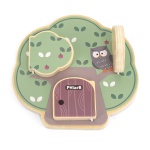 VIGA POLAR B DREWNIANA TABLICA DRZEWO EDUKACYJNE PEEK-A-BOO 44088