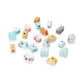 ADAM TOYS PASTELOWE DREWNIANE KORALIKI DO NAWLEKANIA N4036