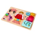 ADAM TOYS DREWNIANA TABLICA MOTORYCZNA DZIEWCZYNKA N2036