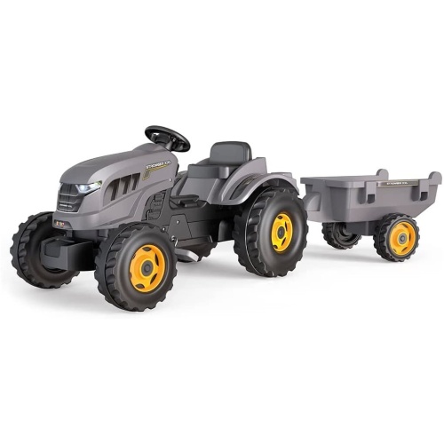 SMOBY DUŻY TRAKTOR STRONGER XXL Z PRZYCZEPĄ 710202