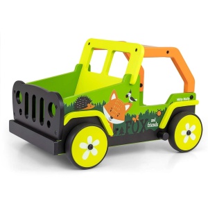 MILLY MALLY DREWNIANY CHODZIK PCHACZ DLA DZIECI EXPLORER FOX AND FRIENDS