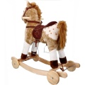 ADAM TOYS KONIK MUSTANG NA BIEGUNACH Z KOŁAMI WYDAJE DŹWIĘKI