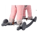 ADAM TOYS KONIK RÓŻOWY NA BIEGUNACH Z KOŁAMI WYDAJE DŹWIĘKI