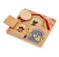 ADAM TOYS TABLICA Z ZAMKNIĘCIAMI DZIECI ŚWIATA N4018