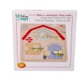 ADAM TOYS TABLICA Z ZAMKNIĘCIAMI DZIECI ŚWIATA N4018
