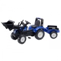 FALK TRAKTOR NA PEDAŁY Z ŁYŻKĄ I PRZYCZEPĄ NEW HOLLAND T8 3-7 LAT 3090M