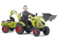 FALK DUŻY TRAKTOR NA PEDAŁY Z PRZYCZEPĄ, ŁYŻKĄ I ŁADOWARKĄ CLAAS AXOS 3-7 LAT 1010Y