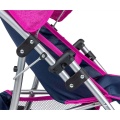 MILLY MALLY WÓZEK SPACEROWY DLA LALEK NATALIE PRESTIGE NAVY