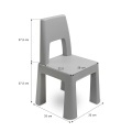 TOYZ STOLIK DZIECIĘCY + 2 KRZESEŁKA MONTI GREY